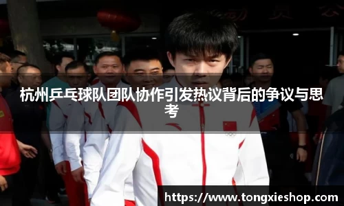 杭州乒乓球队团队协作引发热议背后的争议与思考